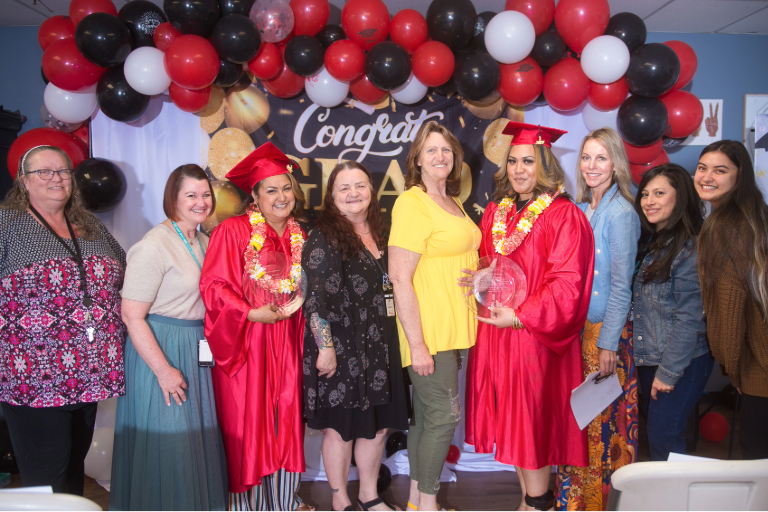 photo of people celebrating a graduation